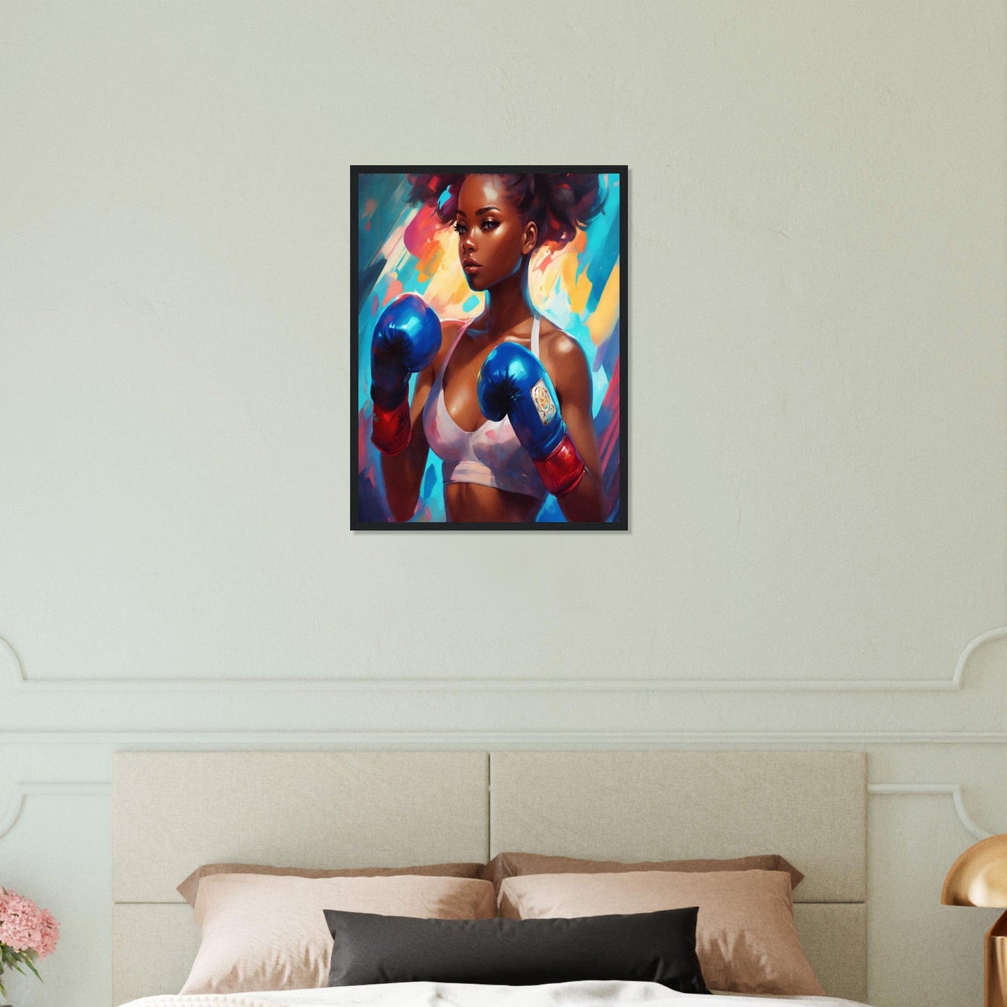 Canvanation Print Material 45x60 cm / 18x24″ Tableau Boxe Juliette