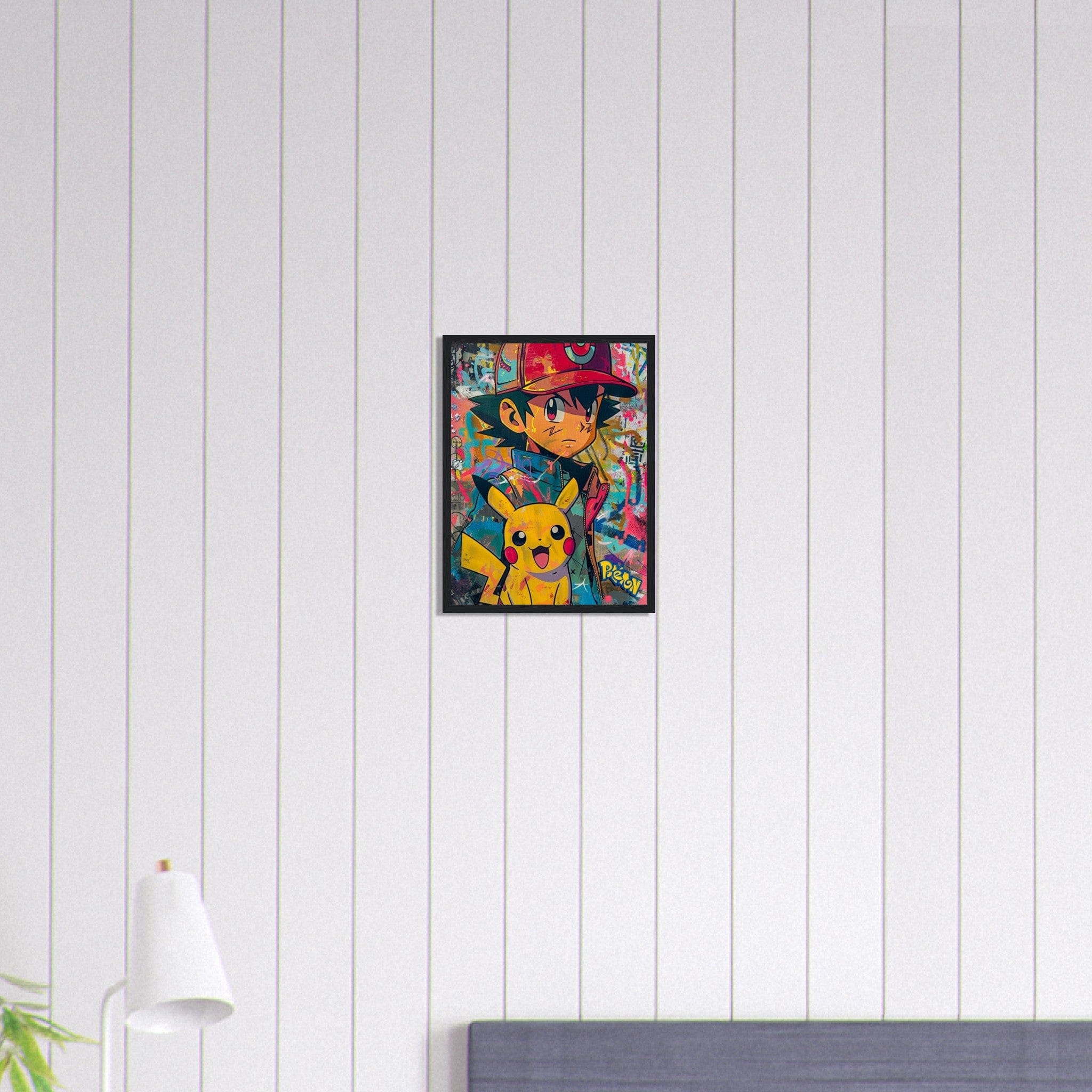 Canvanation Print Material 30x40 cm / 12x16″ Tableau Pokémon Dessin Pikachu Sacha