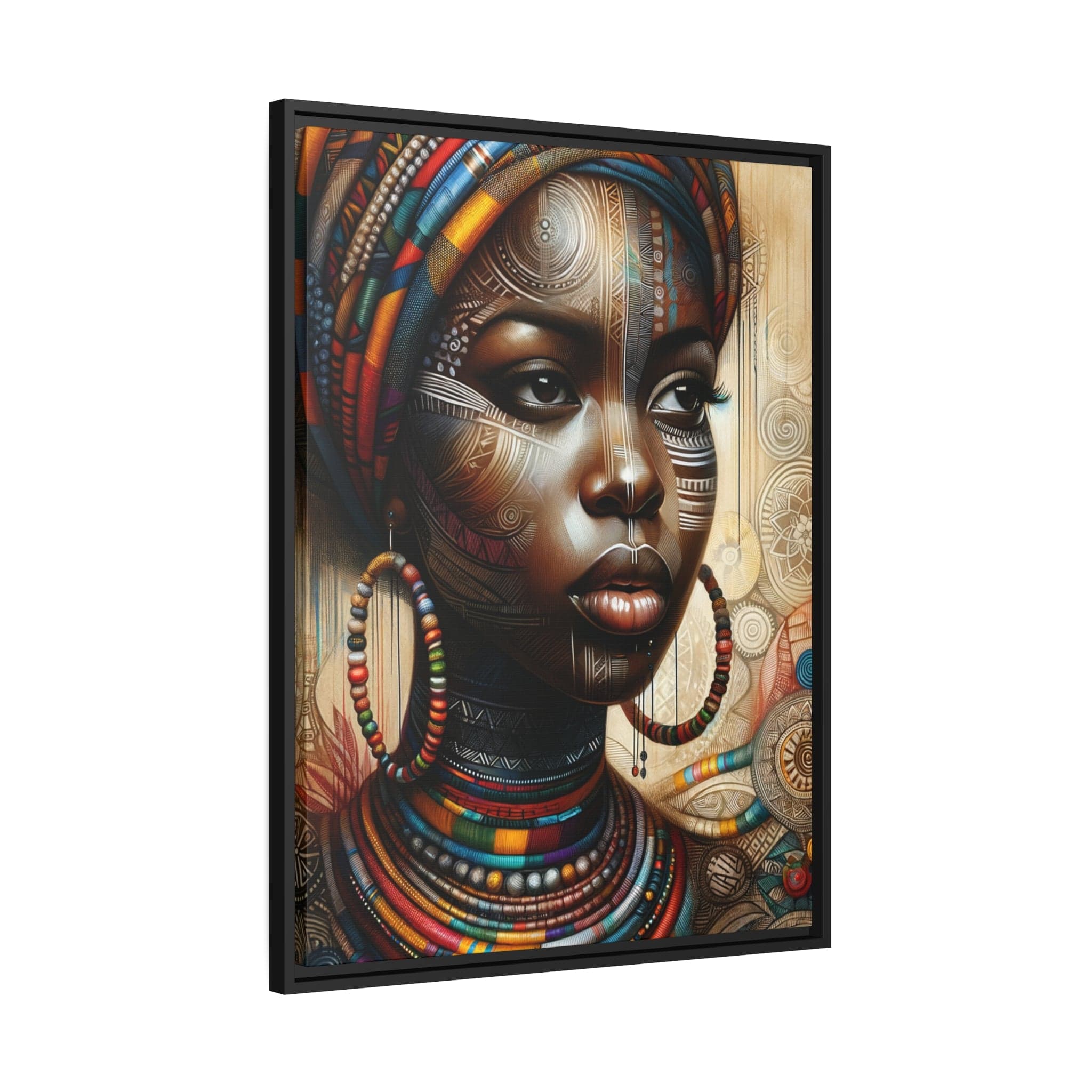 Printify Canvas Tableau "La force et la grâce : Beauté africaine au féminin"