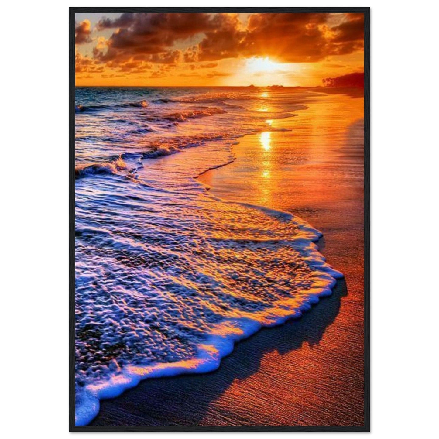 Gelato Print Material 70x100 cm / 28x40″ Tableau Coucher De Soleil Sur L'Adriatique