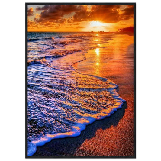 Gelato Print Material 70x100 cm / 28x40″ Tableau Coucher De Soleil Sur L'Adriatique