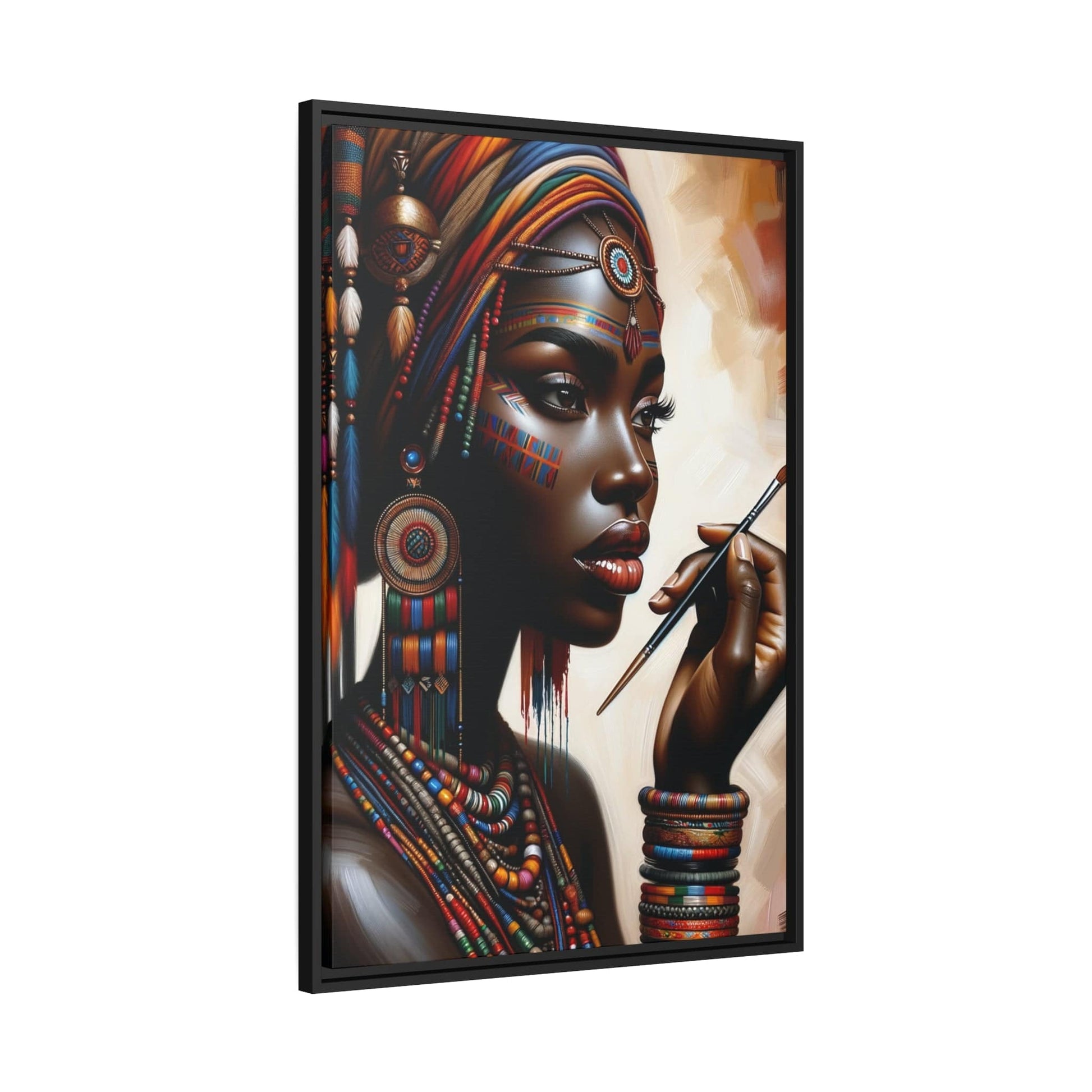 Printify Canvas Tableau "La beauté et la puissance des femmes africaines"