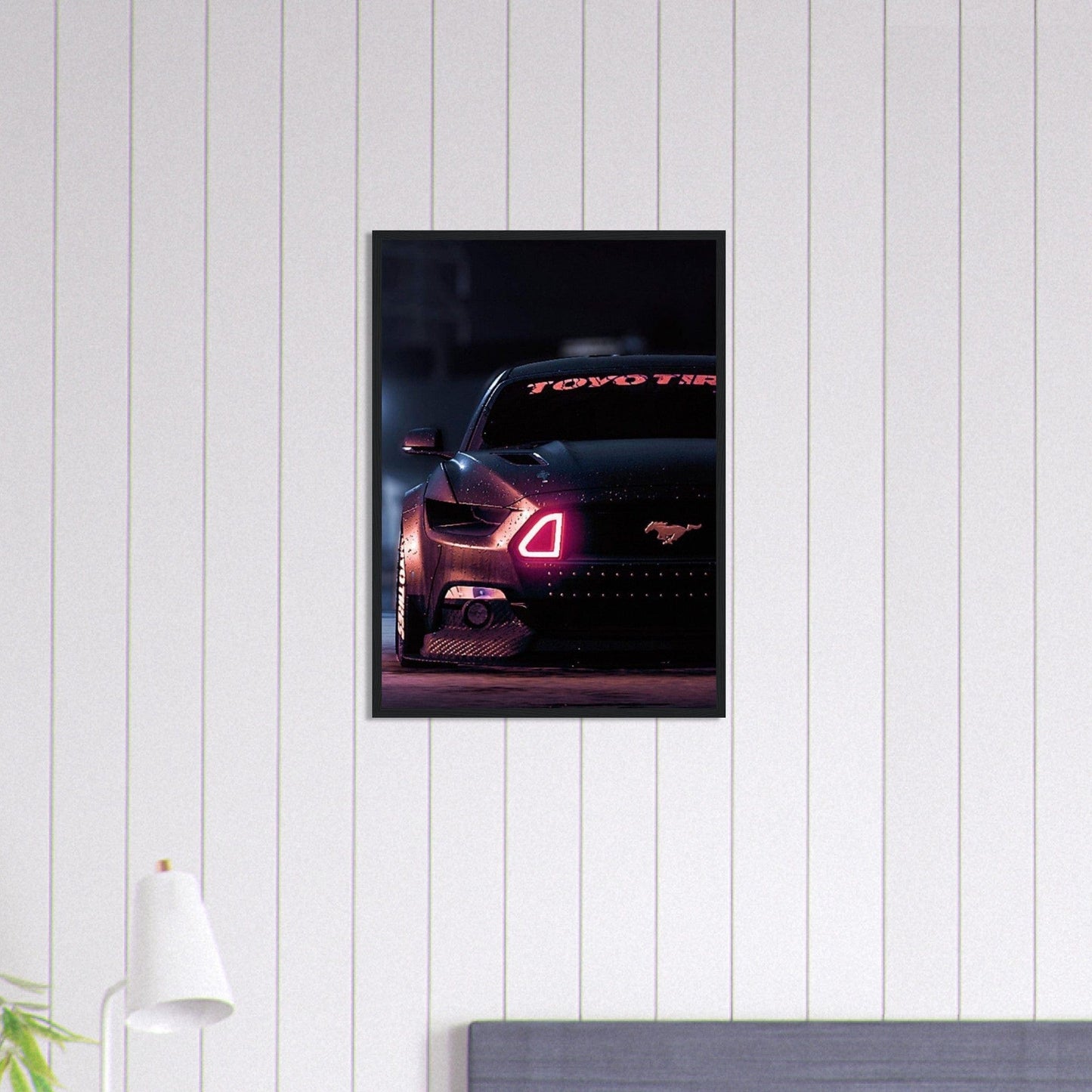 Canvanation Print Material 50x70 cm / 20x28″ Tableau Voiture Mustang Shelby Gt500