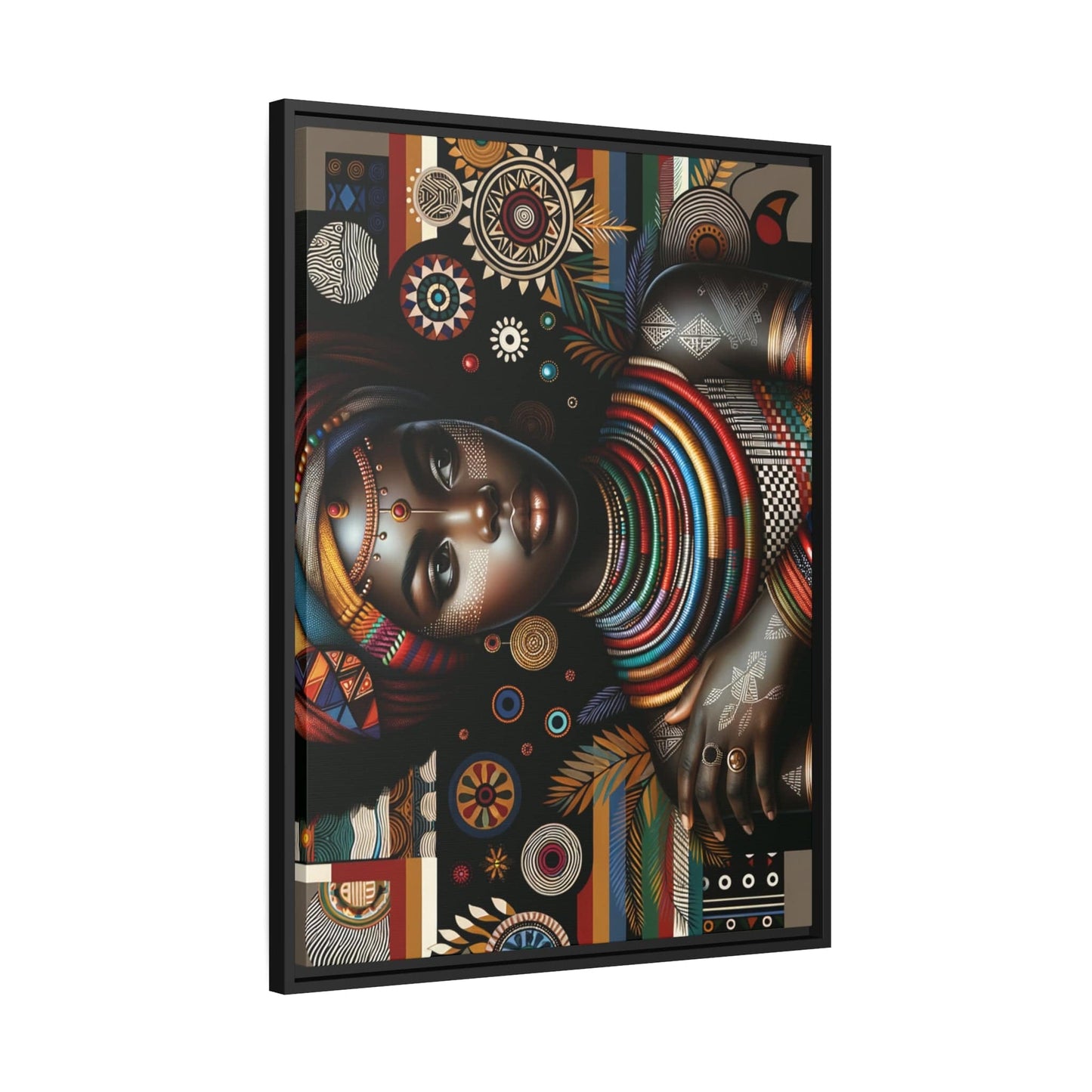 Printify Canvas Tableau "La beauté authentique et la puissance des femmes africaines"