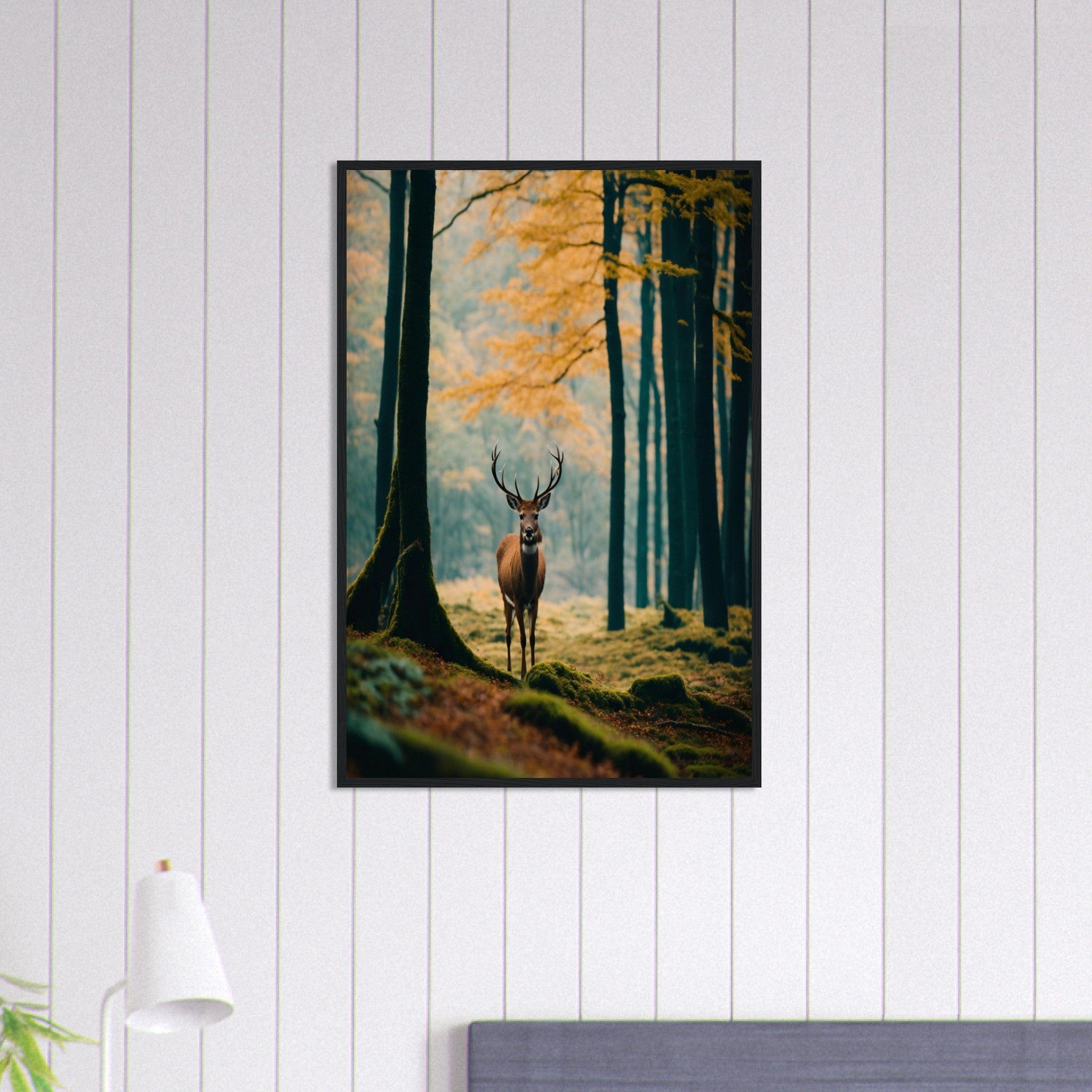 Canvanation Print Material 60x90 cm / 24x36″ Tableau Cerf Majesté Sylvestre