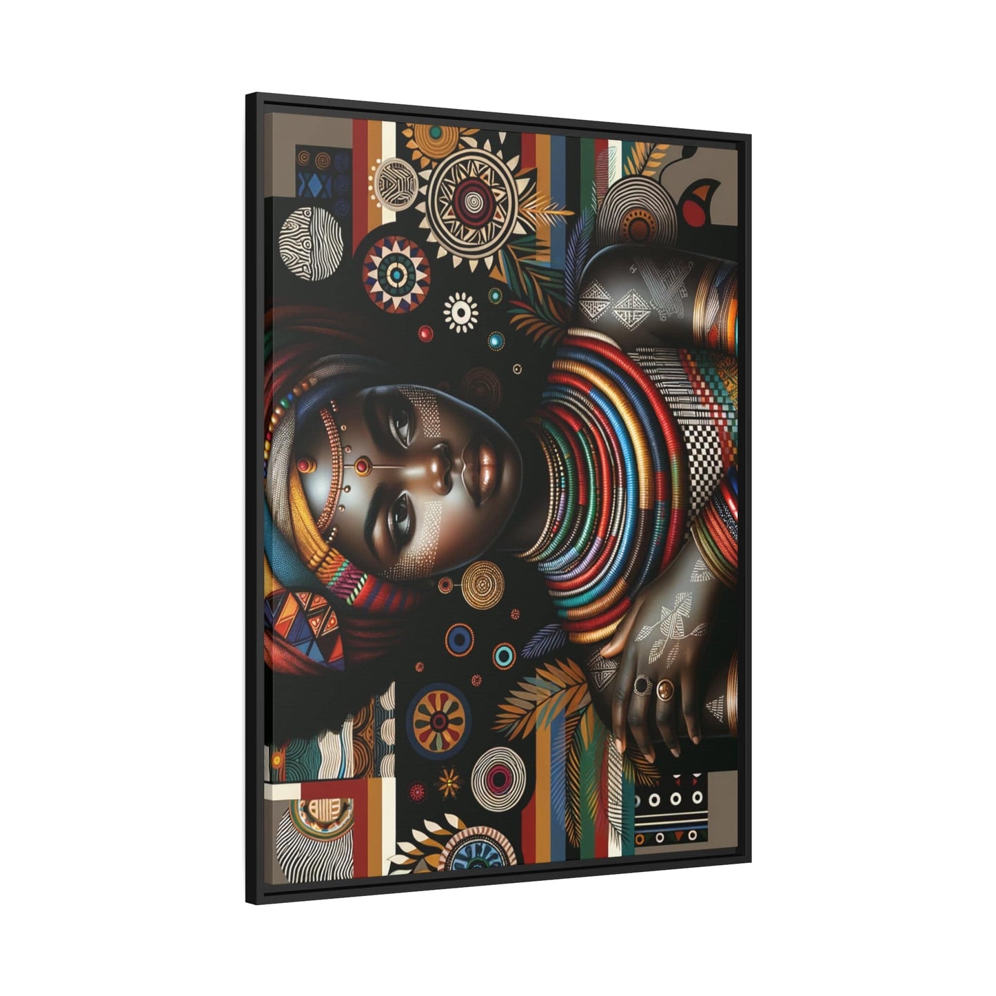 Printify Canvas Tableau "La beauté authentique et la puissance des femmes africaines"