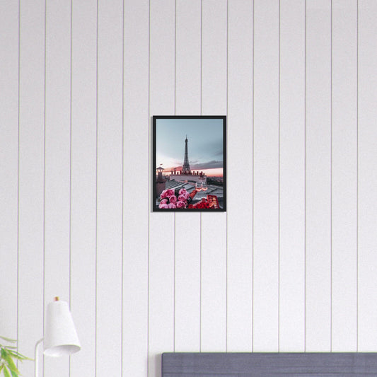 Canvanation Print Material 30x40 cm / 12x16″ Tableau Paris Toit De Paris Amoureux