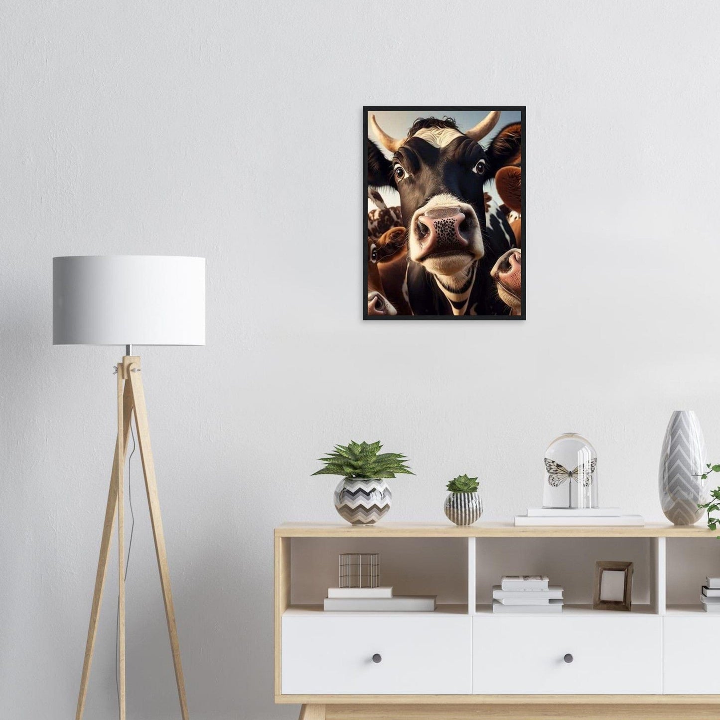 Canvanation Print Material Tableau Highland Cow