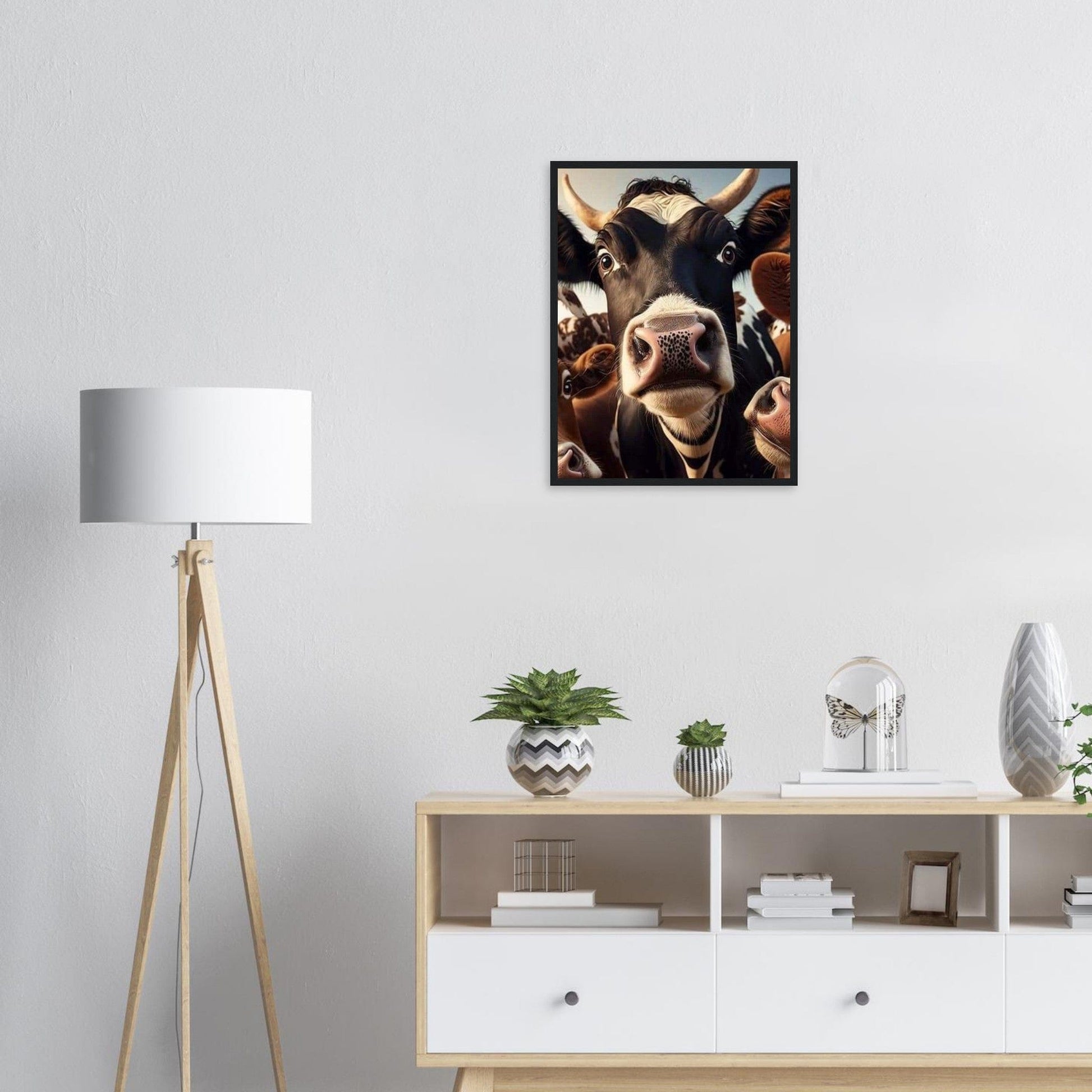 Canvanation Print Material Tableau Highland Cow