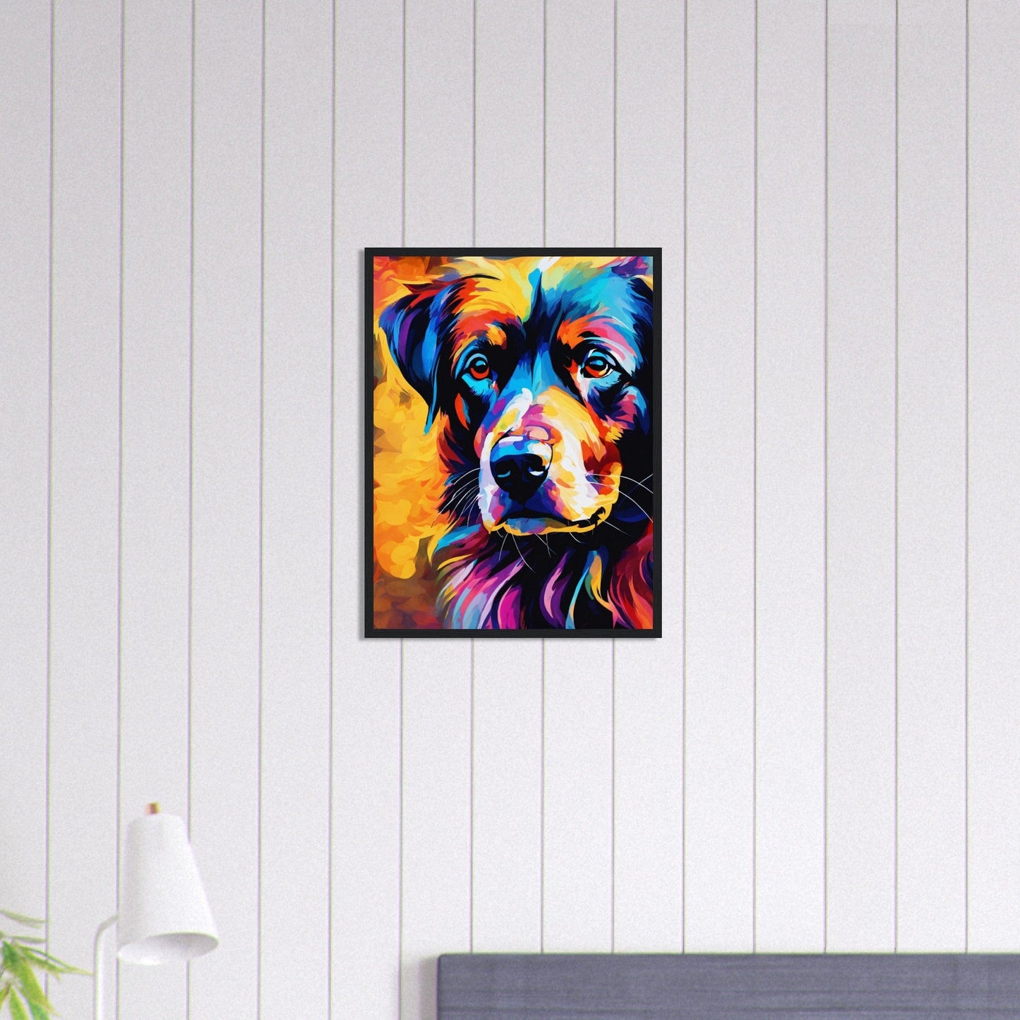Canvanation Print Material 45x60 cm / 18x24″ Tableau Chien Héros Du Quotidien