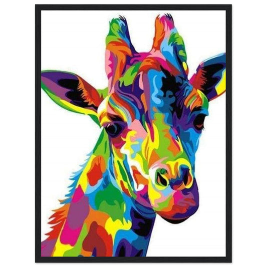 Gelato Print Material 45x60 cm / 18x24″ Tableau Tete De Girafe