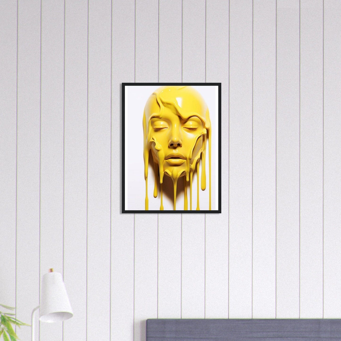 Canvanation Print Material 45x60 cm / 18x24″ Tableau Femme Visage Dégoulinant