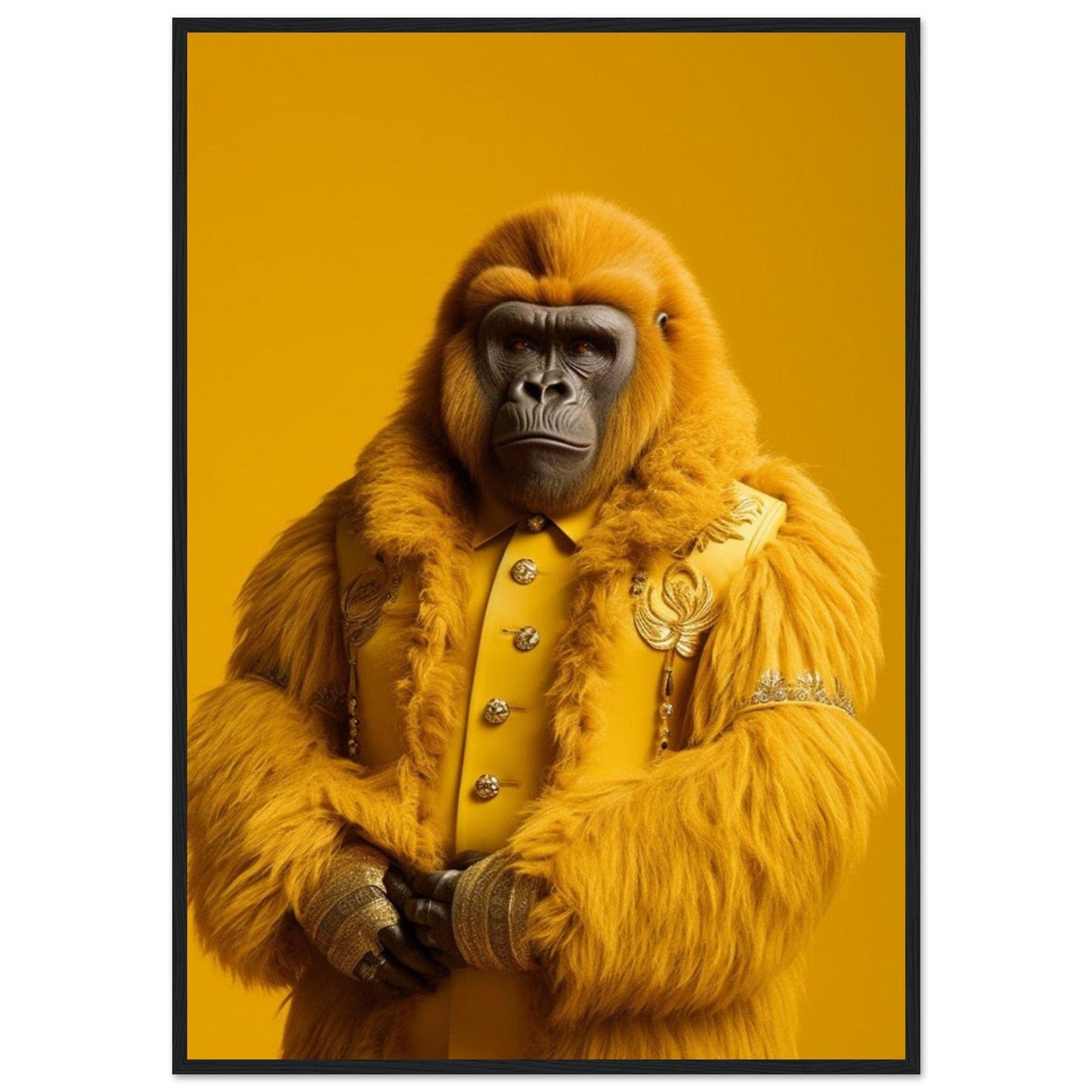 Canvanation Print Material 70x100 cm / 28x40″ Tableau Gorille Fashion