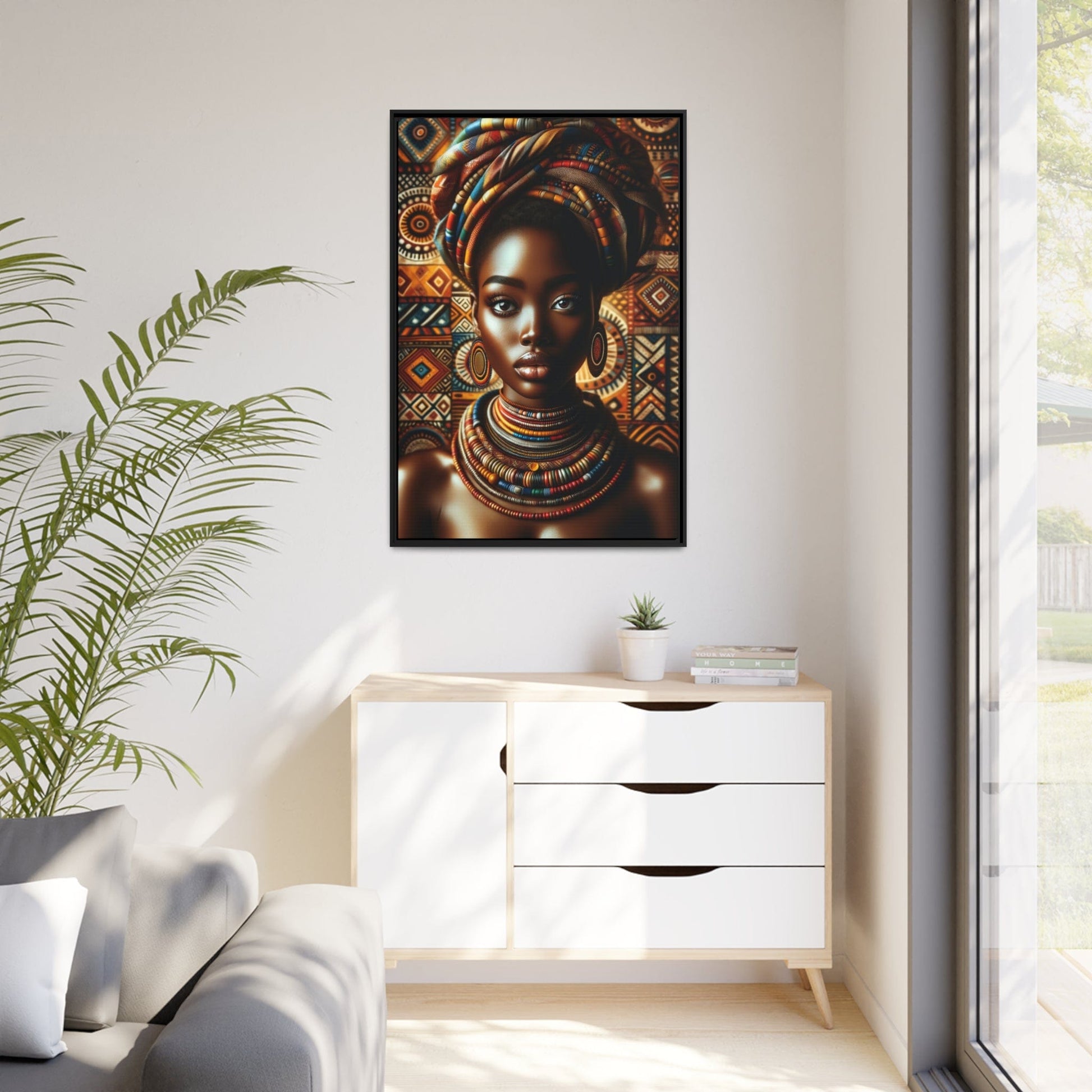 Printify Canvas Tableau "La beauté et la force des femmes africaines - Une célébration artistique"
