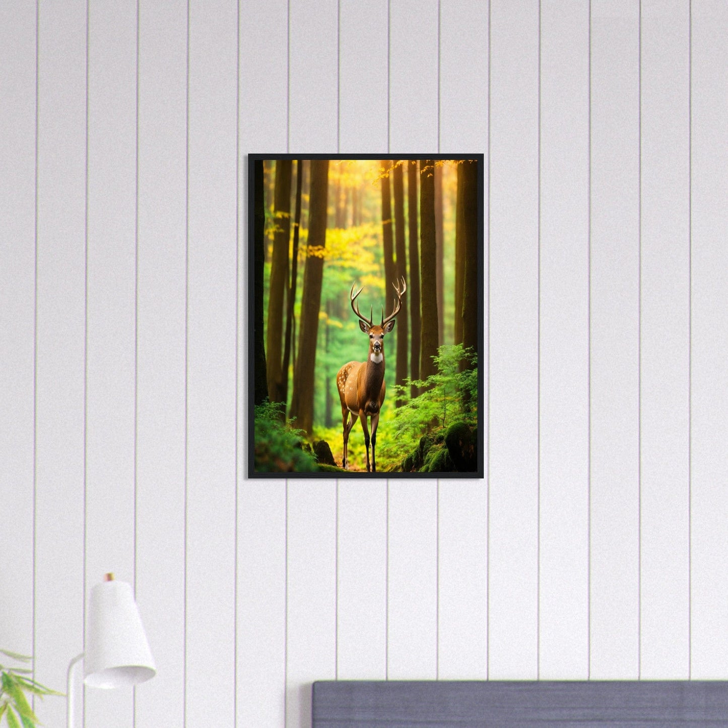 Canvanation Print Material 50x70 cm / 20x28″ Tableau Cerf Le Roi de la Forêt