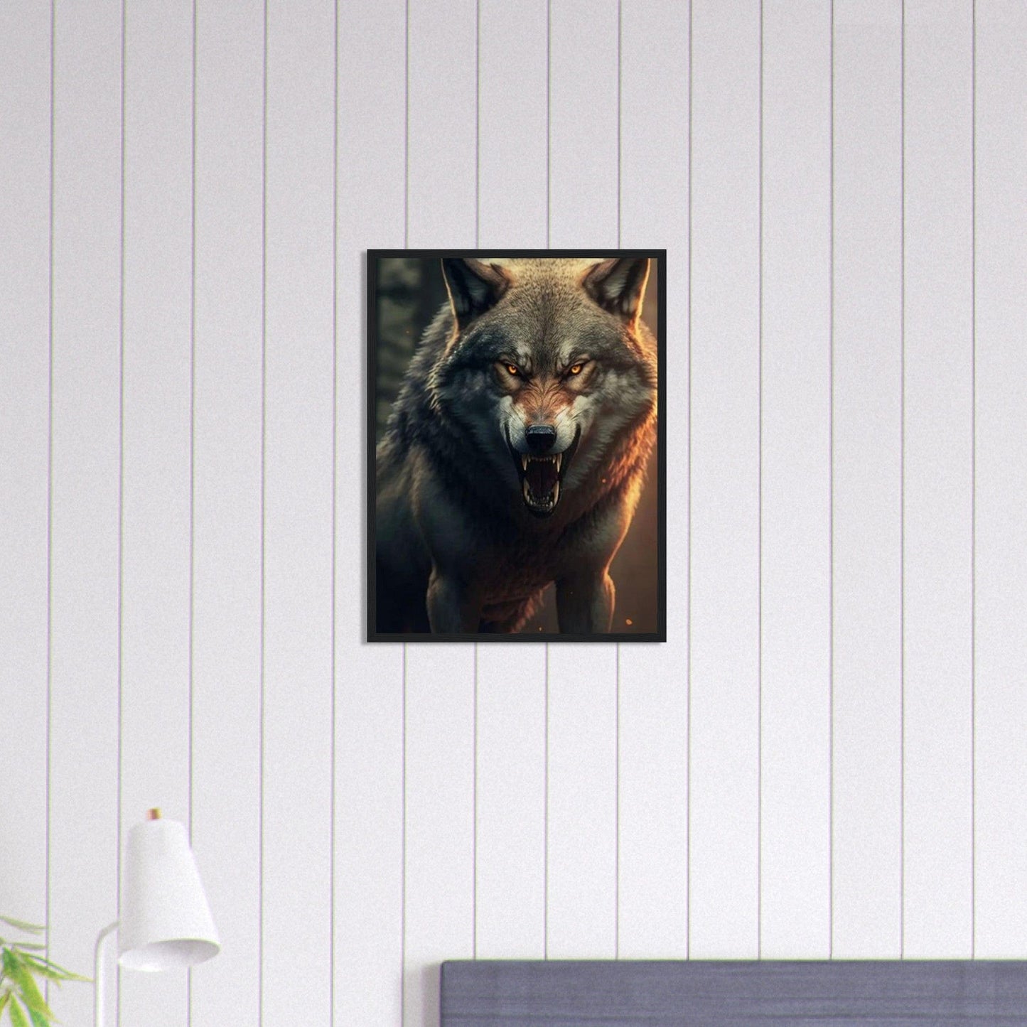 Gelato Print Material Tableau Loup Enragé