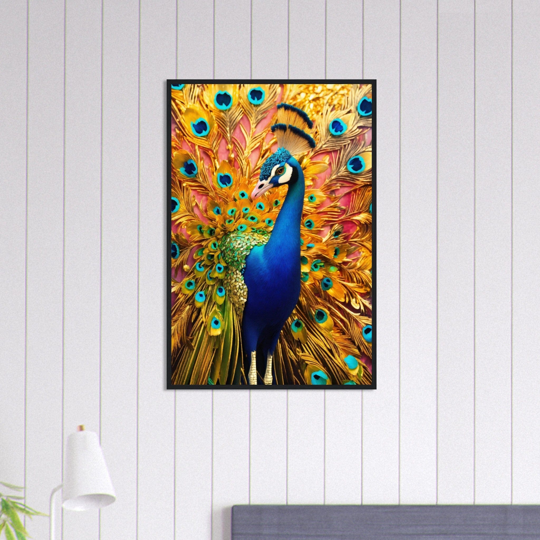 Canvanation Print Material 60x90 cm / 24x36″ Tableau Paon La Danse