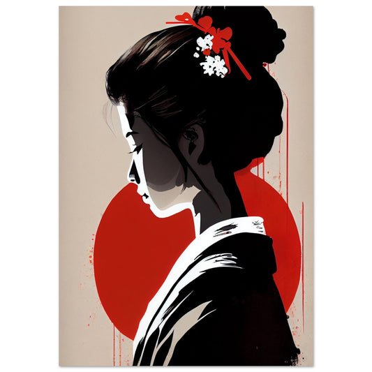 Gelato Print Material A1 (59.4 x 84.1  cm) Affiche Chinois Nacre