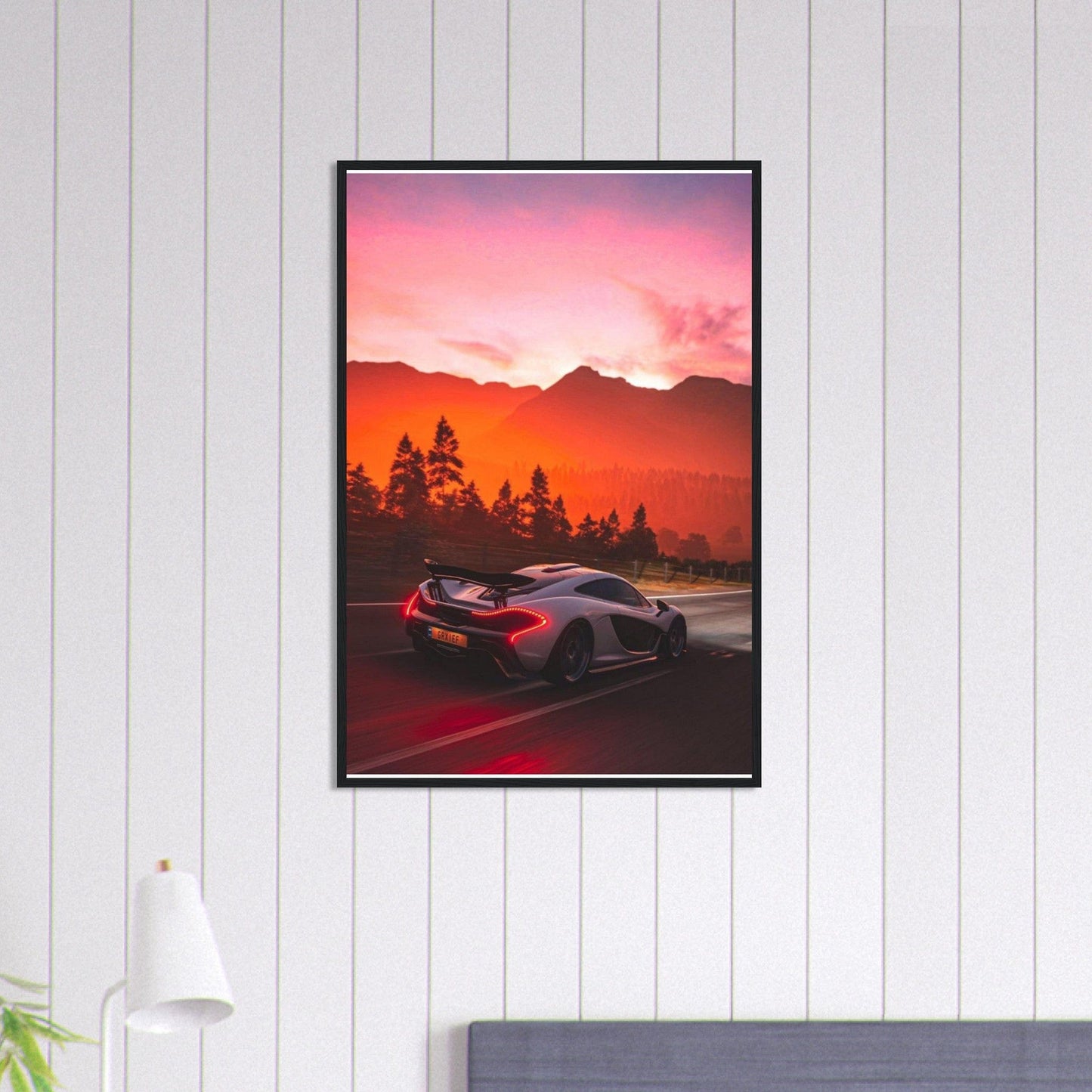 Canvanation Print Material 60x90 cm / 24x36″ Tableau Voiture Mclaren Lp-500 Anglaise