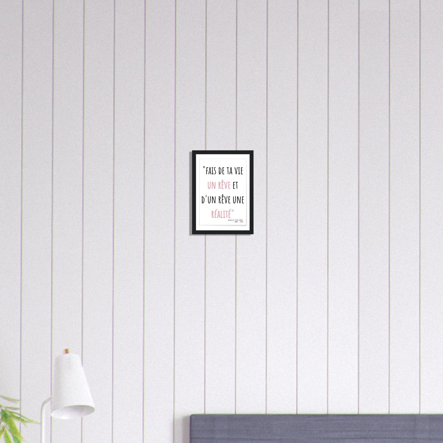 Canvanation Print Material A4 21x29.7 cm / 8x12″ Tableau Citation Antoine de St Exupery