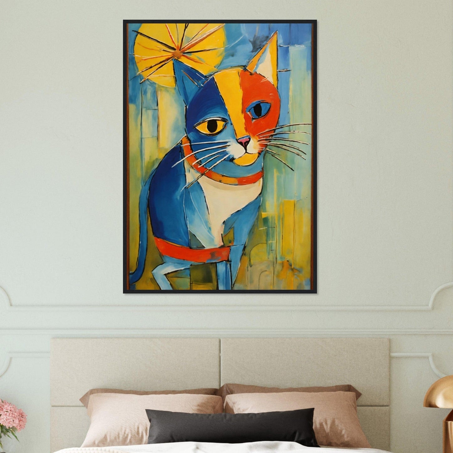 Canvanation Print Material Tableau Chat Whiskers Et Charmes