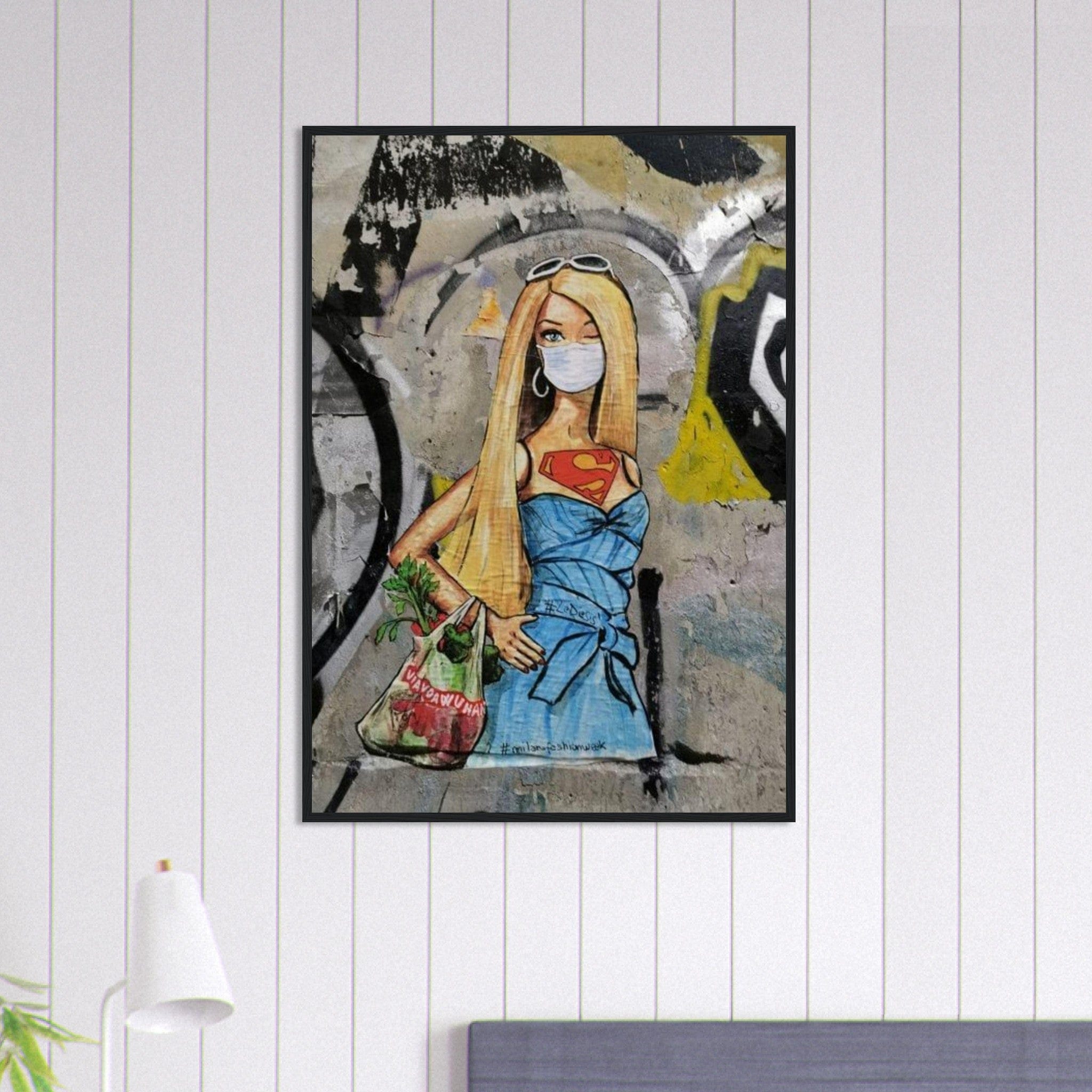 Canvanation Print Material 70x100 cm / 28x40″ Tableau Graffiti Barbie