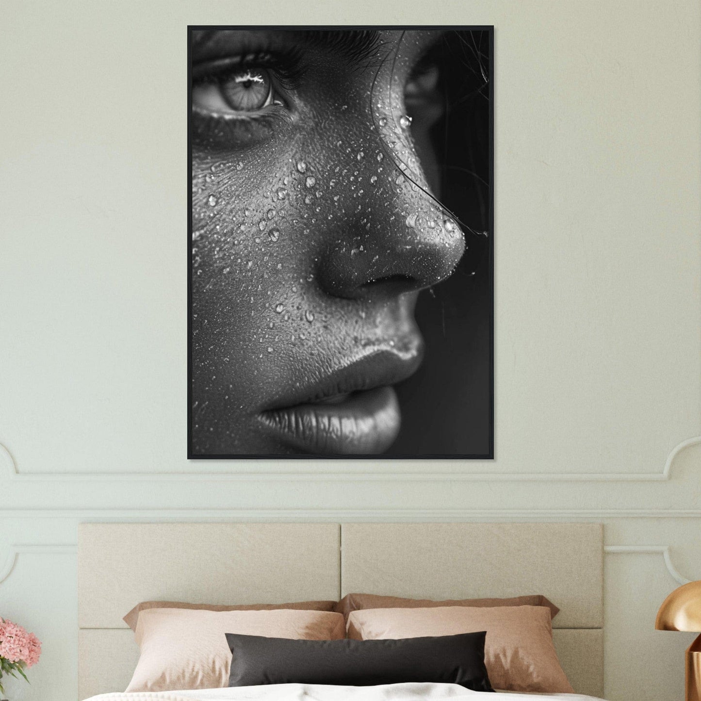 Canvanation Print Material Tableau Photo Noir Et Blanc-Portrait-Fille