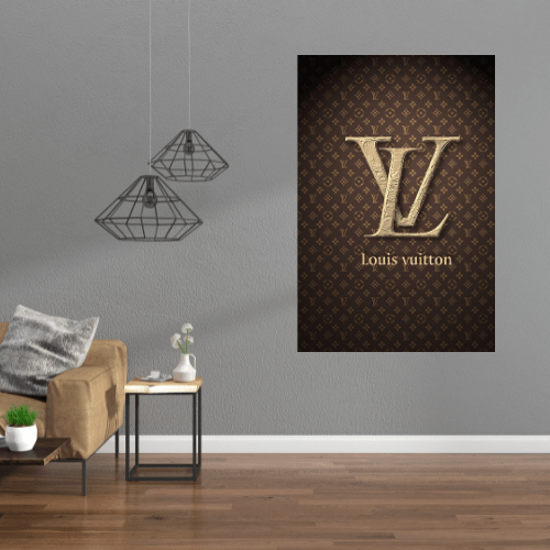 Gelato Print Material Poster Louis Vuitton Monograme