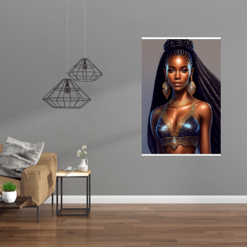 Gelato Print Material Art Africain Peinture