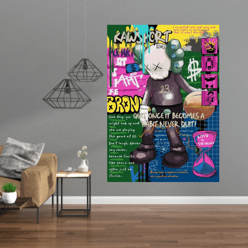 Canvanation Poster Street Art Kaws Magasine
