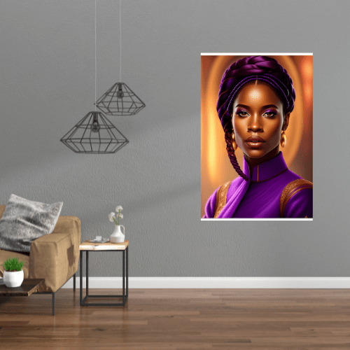 Canvanation Print Material Peinture Africaine Moderne