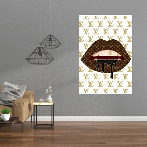 Gelato Print Material Affiche Louis Vuitton Levre