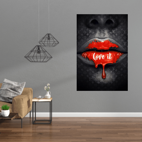 Gelato Print Material Affiche Louis Vuitton Love It