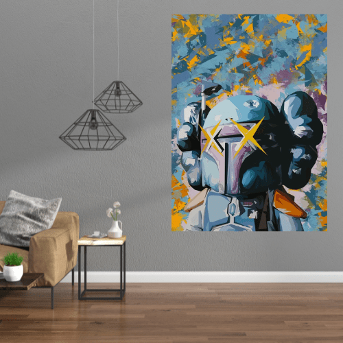 Canvanation Poster Street Art Kaws Militaire
