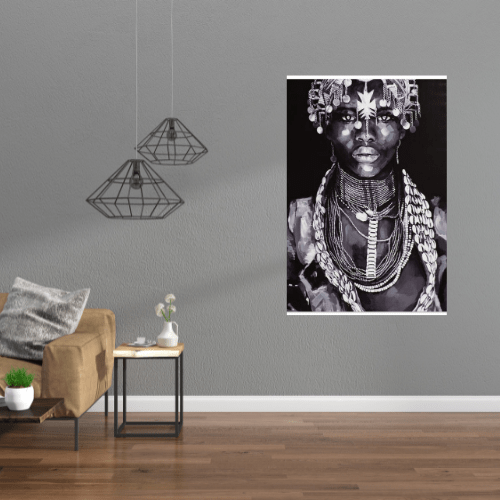 Gelato Print Material Tableau Homme Africain