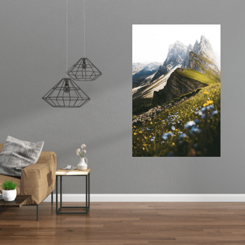 Gelato Print Material Affiche Relief Montagne