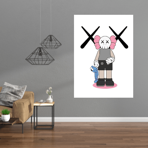 Canvanation Poster Street Art Kaws Peluche