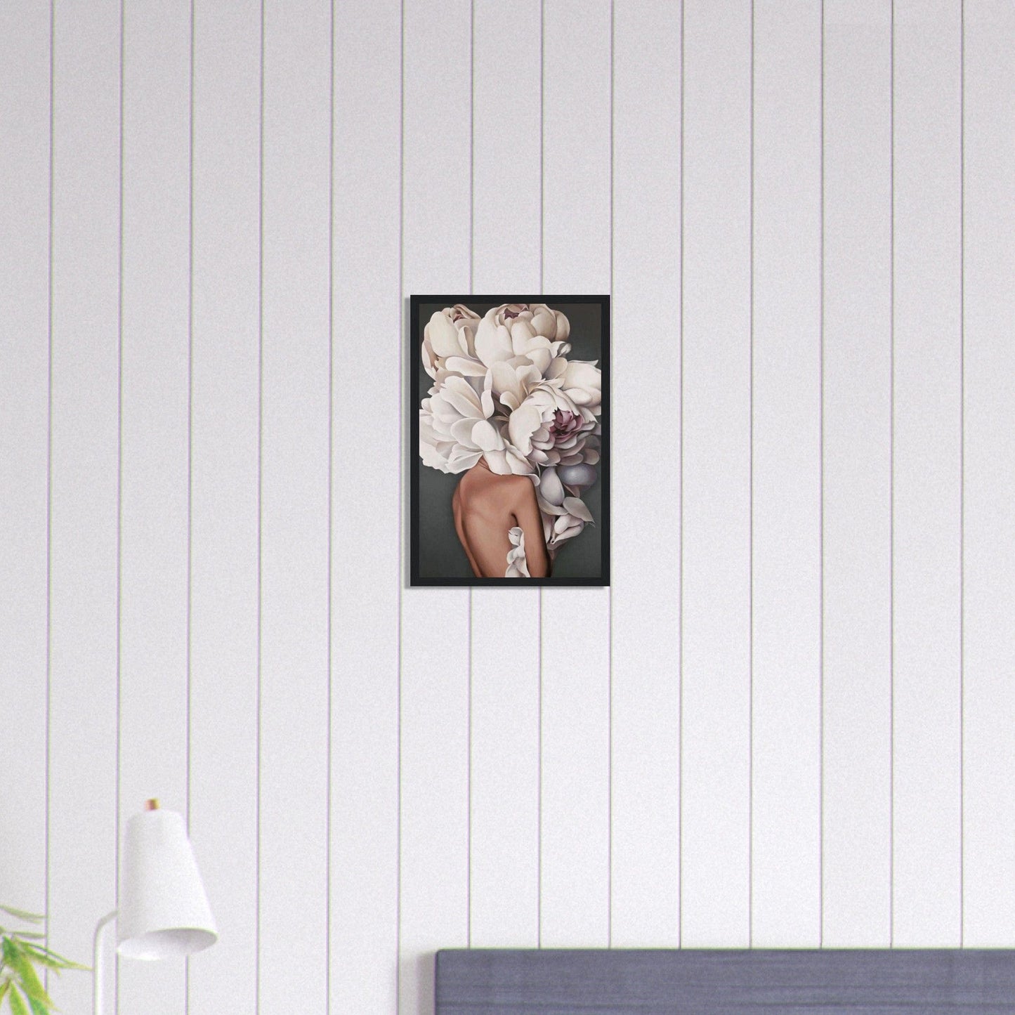 Canvanation Print Material 30x45 cm / 12x18″ Tableau Femme Fleurs Cheveux : Charme florissant