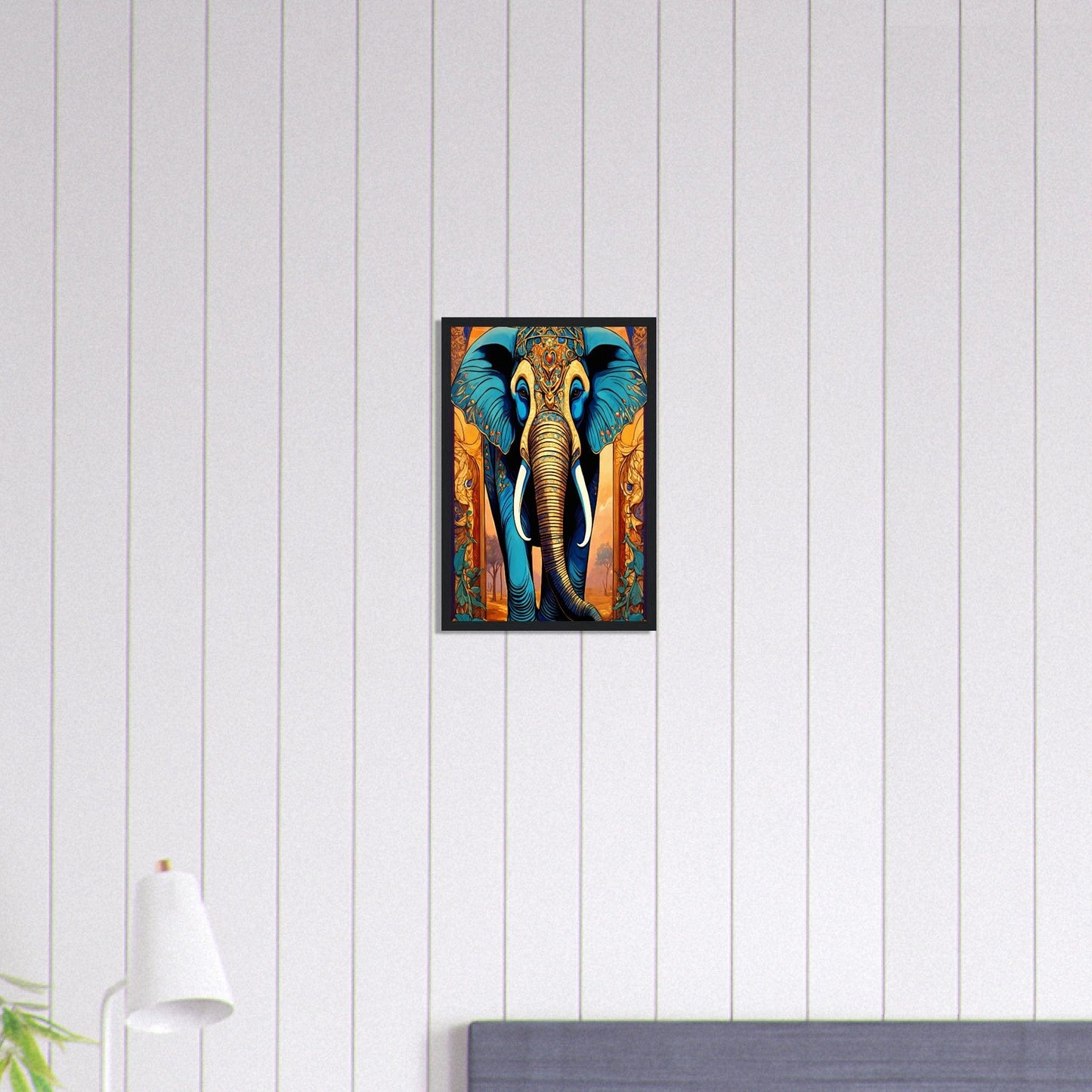 Canvanation Print Material 30x45 cm / 12x18″ Tableau Elephant Roi Des Plaines