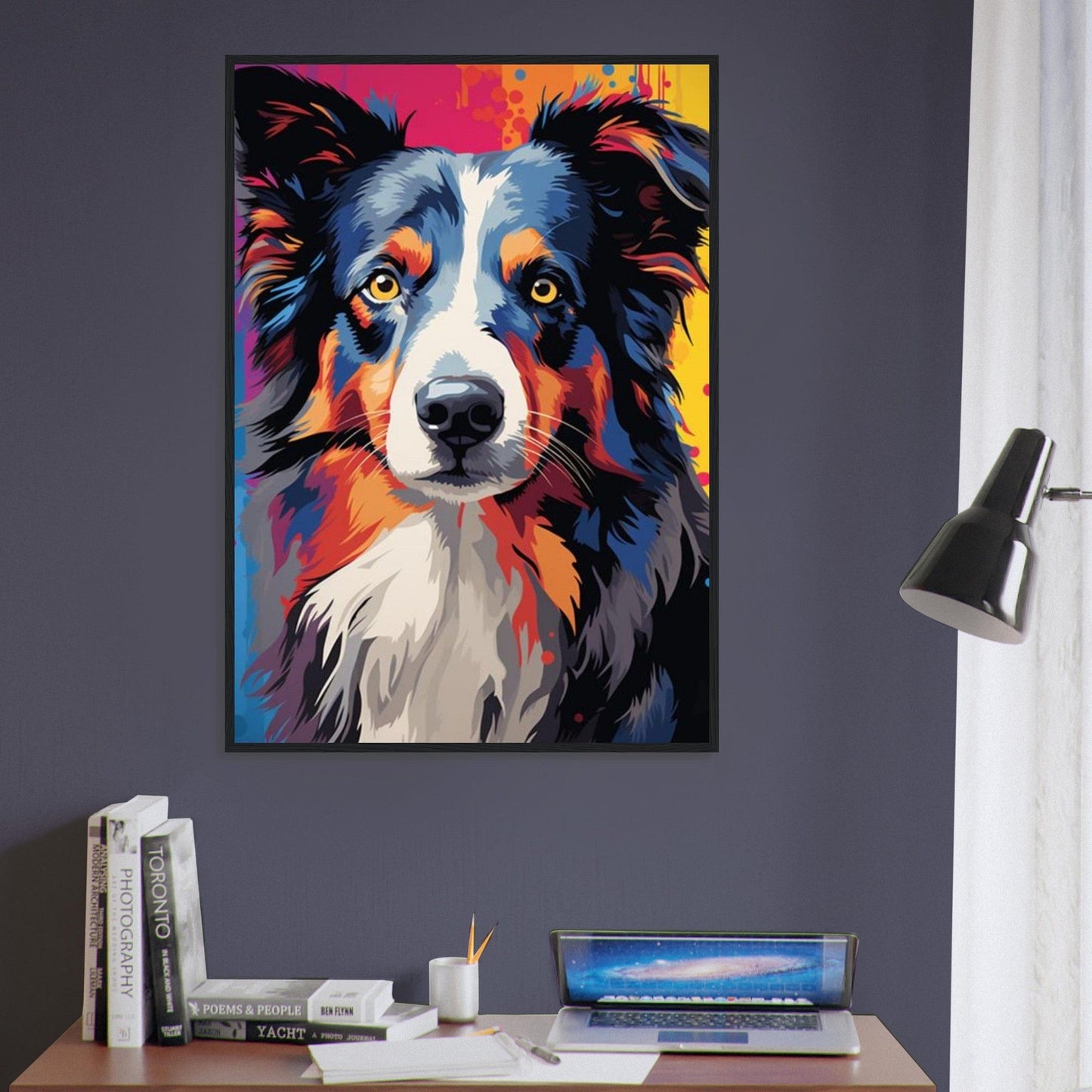 Canvanation Print Material Tableau Chien - Joie inconditionnelle