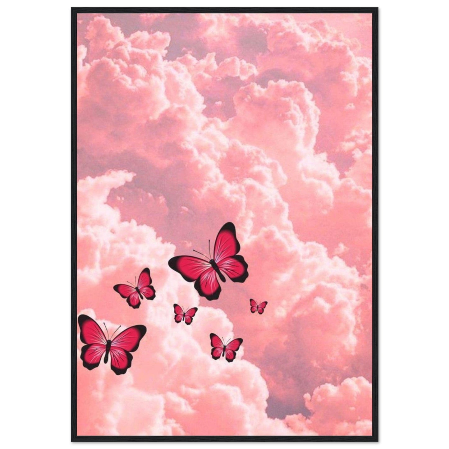 Gelato Print Material 70x100 cm / 28x40″ Tableau Avec Papillons