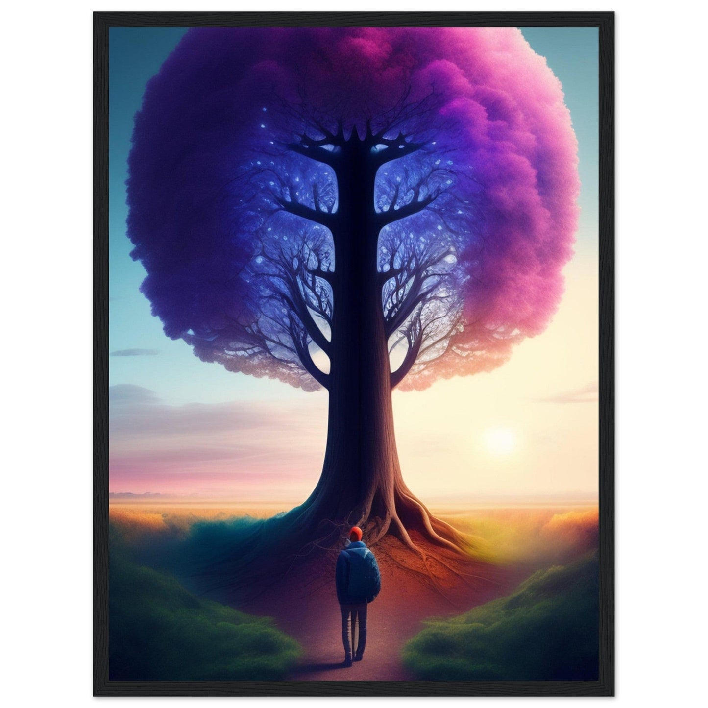 Canvanation Print Material 45x60 cm / 18x24″ Tableau Gustave Klimt Arbre De Vie