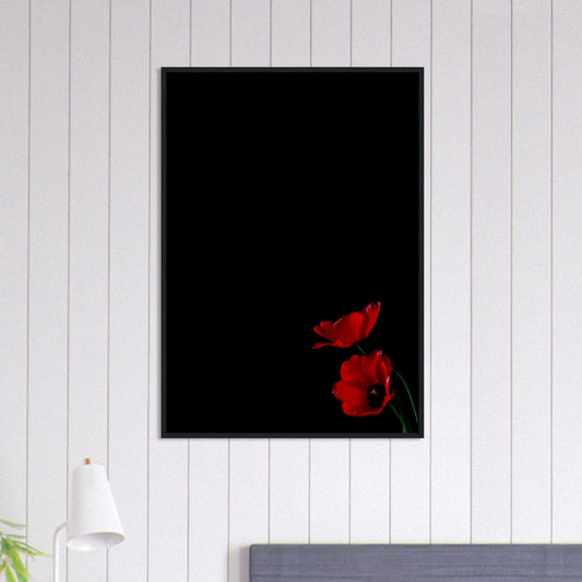 Canvanation Print Material 70x100 cm / 28x40″ Peinture Champ De Coquelicot