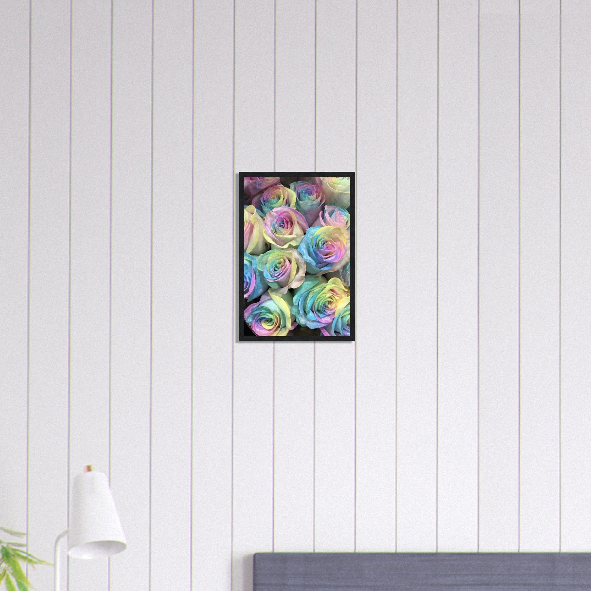 Canvanation Print Material 30x45 cm / 12x18″ Tableau Floral Multicolore