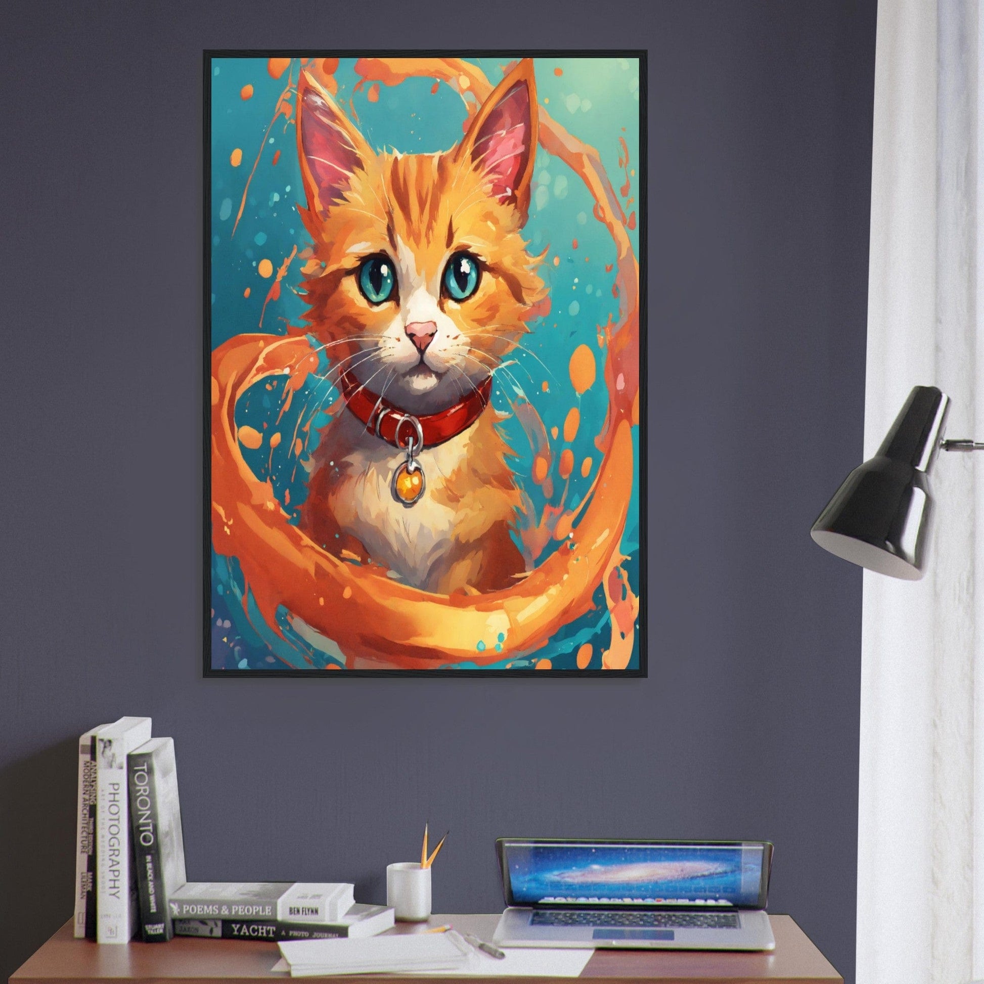 Canvanation Print Material Tableau Chat L’énigme Féline