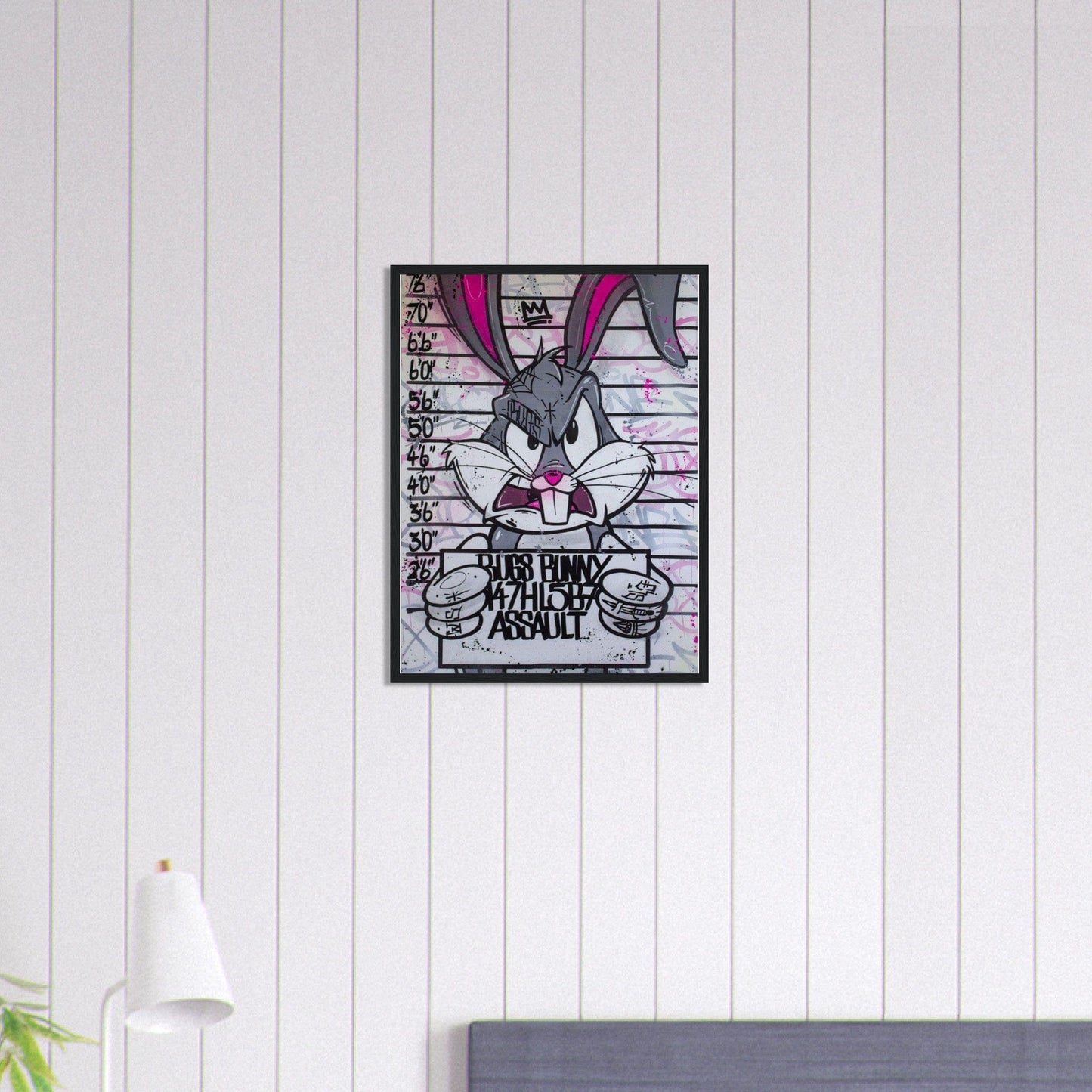 Canvanation Print Material 45x60 cm / 18x24″ Tableau Street Art Bug Bunny