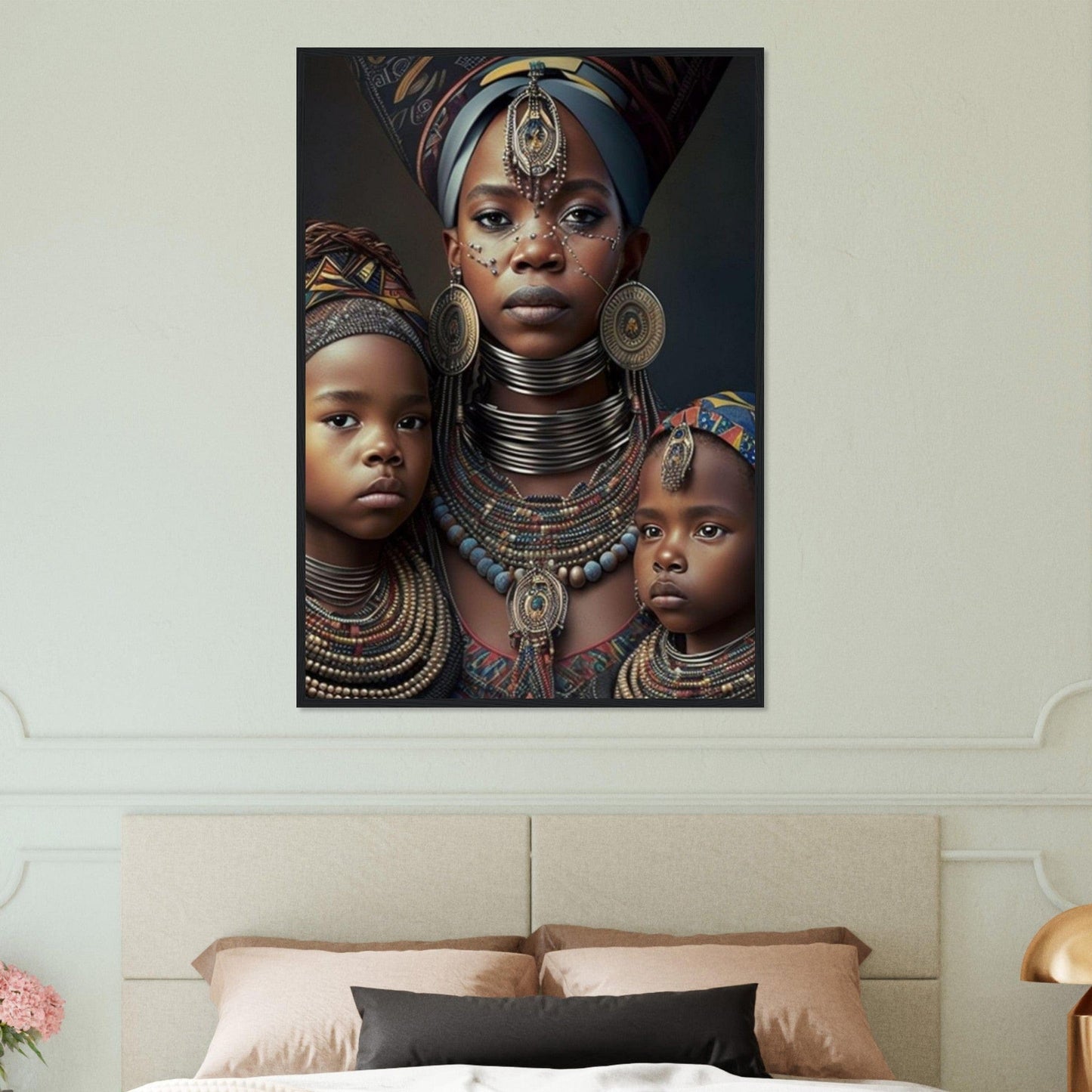 Canvanation Print Material 70x100 cm / 28x40″ Tableau Africain Peinture