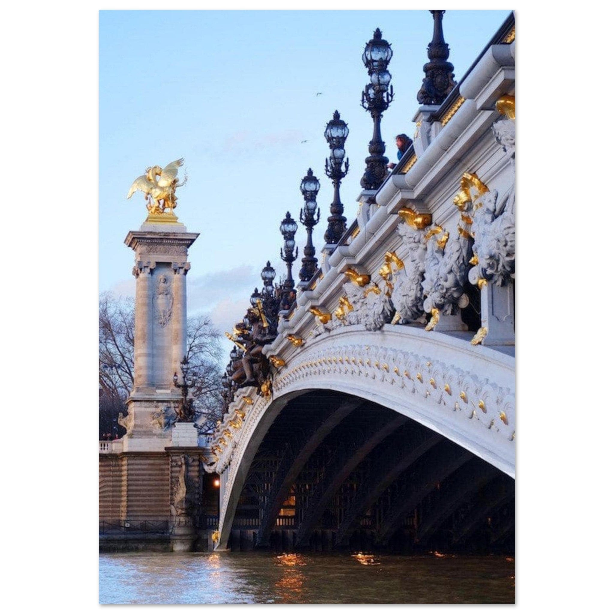 Canvanation Print Material 70x100 cm / 28x40″ Affiche Pont Paris