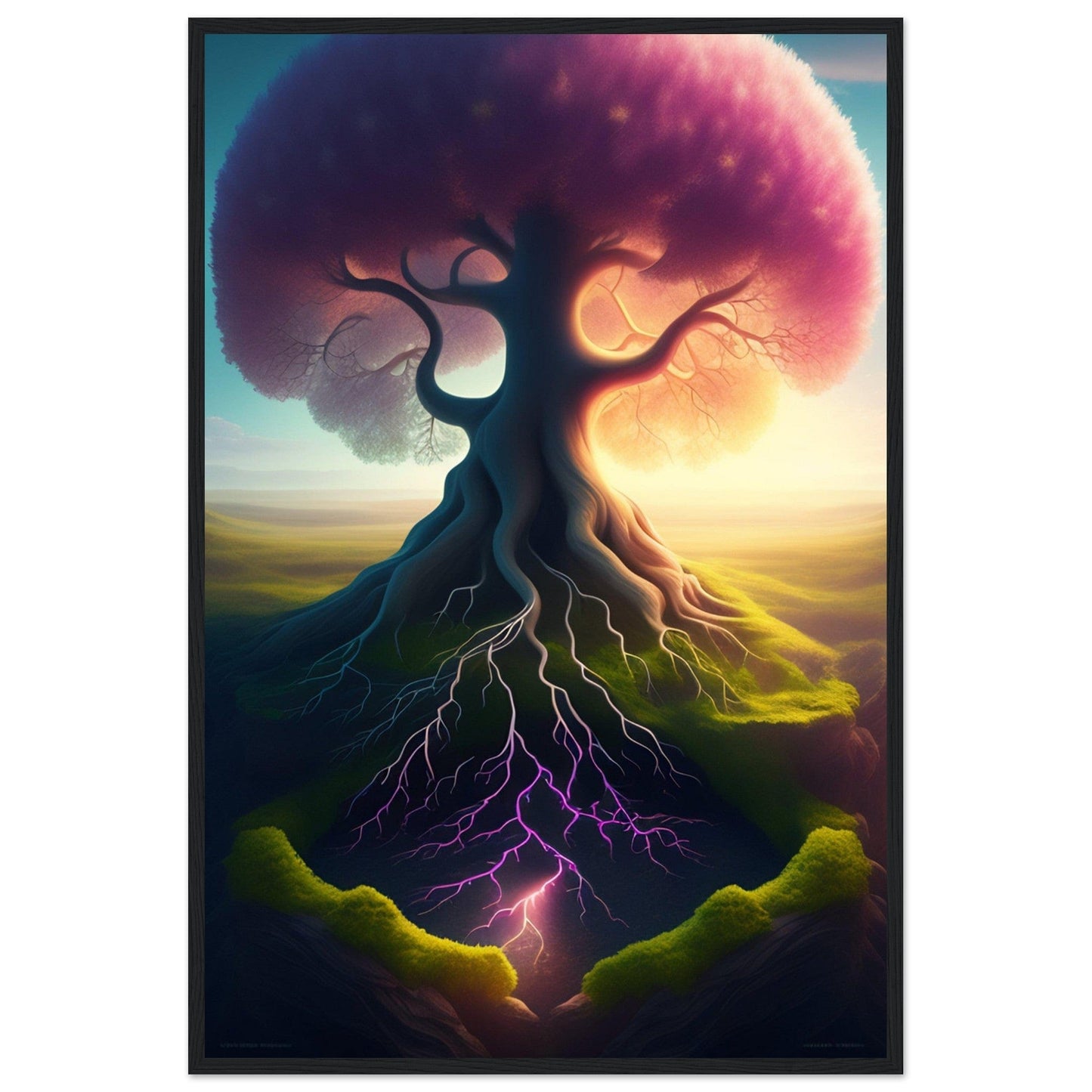 Canvanation Print Material 60x90 cm / 24x36″ Tableau L'arbre De Vie Klimt