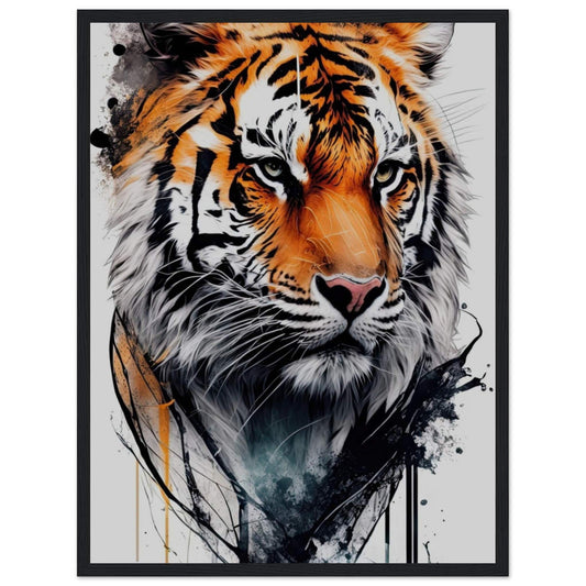 Canvanation Print Material 45x60 cm / 18x24″ Tableau Tigre Dessin